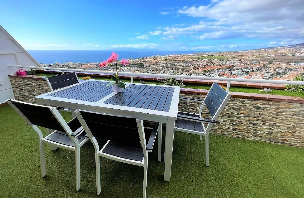 Luxury Penthouse, Best Sunset, Heated Pool, Fast Wifi Apartment Costa Adeje